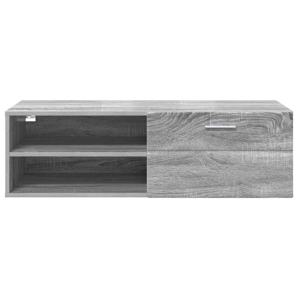 Дървен шкаф Сив Сонома 100,5 x 39 x 30 см Инженерно дърво