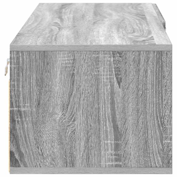 Дървен шкаф Сив Сонома 100,5 x 39 x 30 см Инженерно дърво