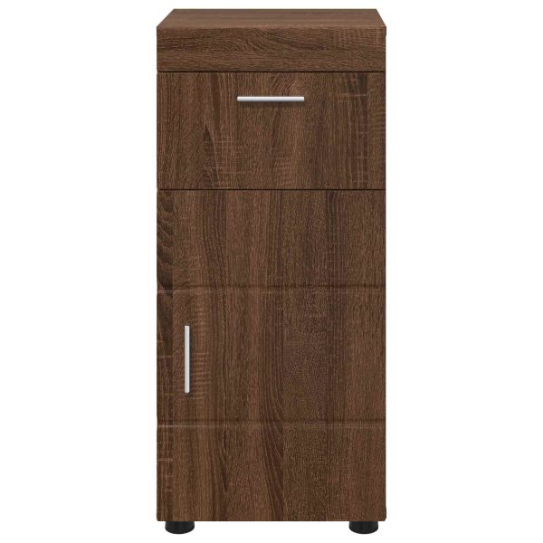 Комплект шкафове за баня TULUM Кафяв дъб 37 x 31,5 x 82 см