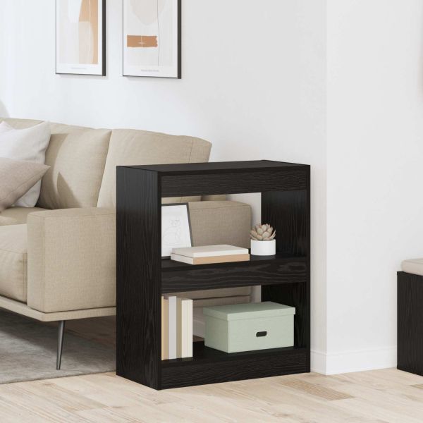 Шкаф за книги Черния дъб 60 x 30 x 72 см Инженерно дърво