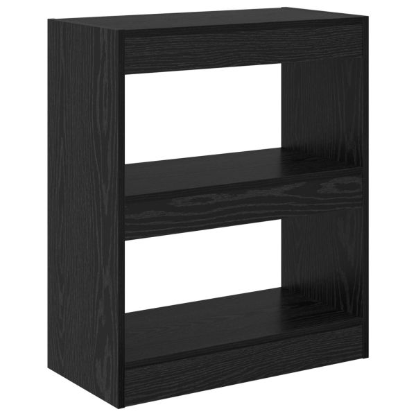Шкаф за книги Черния дъб 60 x 30 x 72 см Инженерно дърво