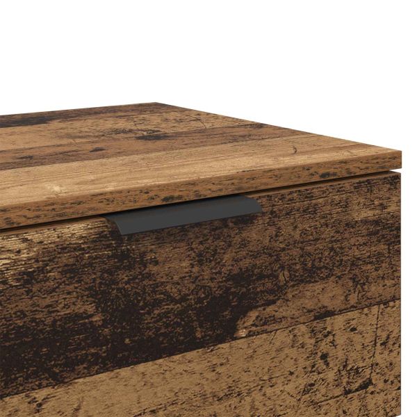 Нощен шкаф 2 pcs Старо дърво 45 x 39 x 50 см Инженерно дърво