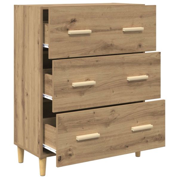 Служебен шкаф Дъб 69,5 x 34 x 90 см Инженерно дърво