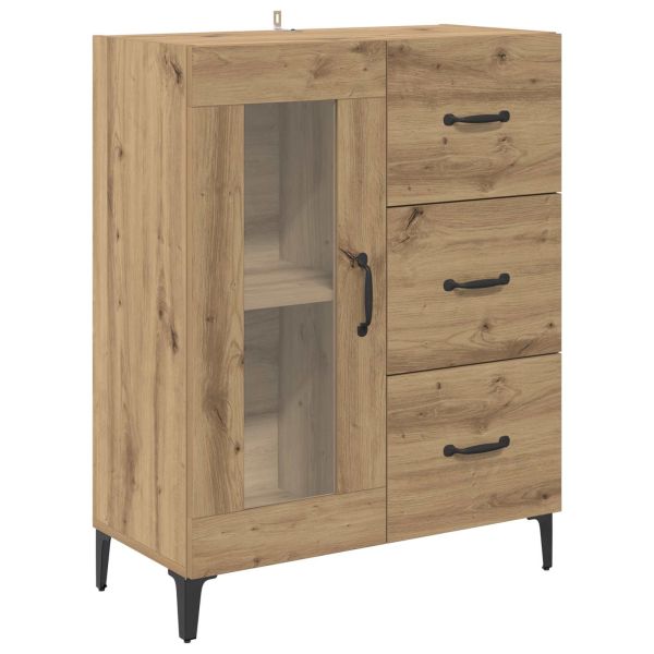 Служебен шкаф с чекмедже Дъб 69,5 x 34 x 90 см