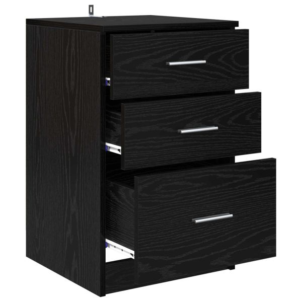 Нощен шкаф Черния дъб 40 x 40 x 63 см Инженерно дърво