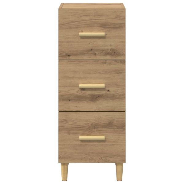Служебен шкаф дъб артизан 34.5 x 34 x 90 см Инженерно дърво