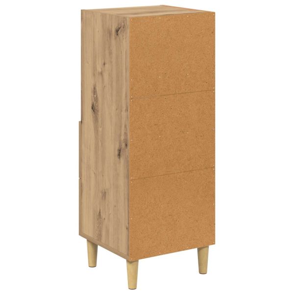Служебен шкаф дъб артизан 34 x 34.5 x 90 см Инженерно дърво