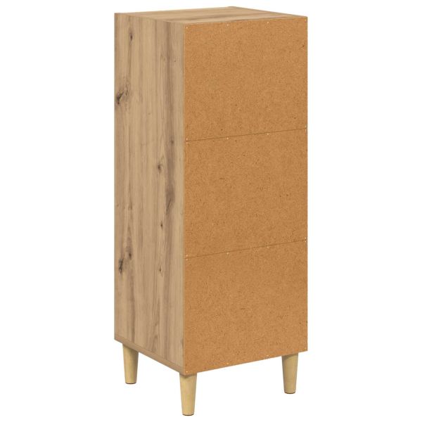 Служебен шкаф Дъб 34,5 x 32,5 x 90 см Инженерно дърво
