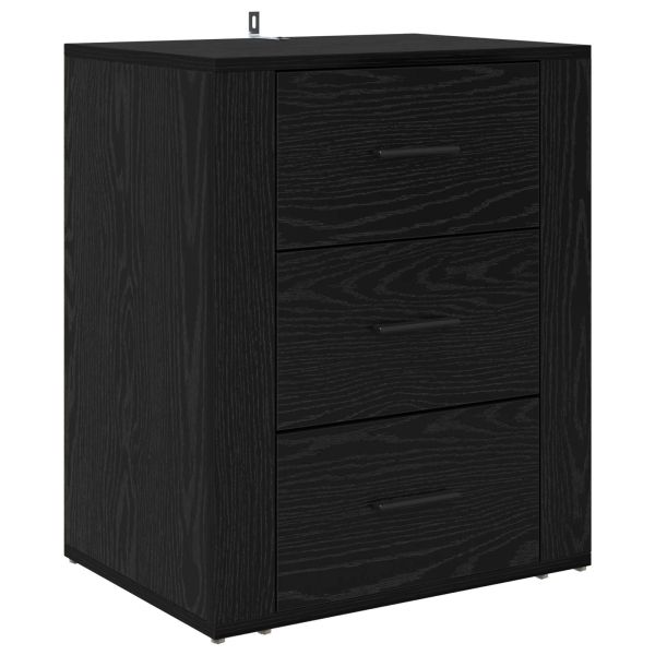 Нощен шкаф Черния дъб 35 x 50 x 60 см Инженерно дърво