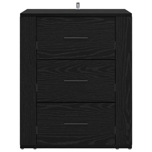 Нощен шкаф Черния дъб 35 x 50 x 60 см Инженерно дърво