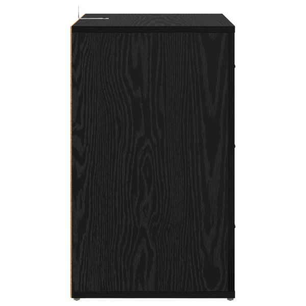 Нощен шкаф Черния дъб 35 x 50 x 60 см Инженерно дърво