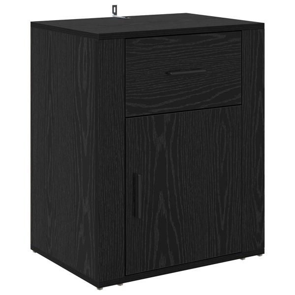 Нощен шкаф Черния дъб 35 x 50 x 60 см Инженерно дърво