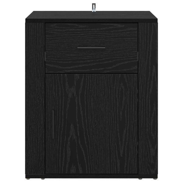 Нощен шкаф Черния дъб 35 x 50 x 60 см Инженерно дърво