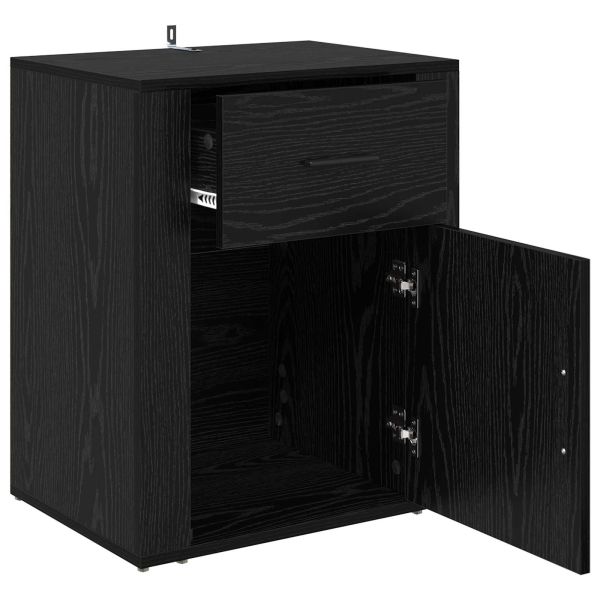 Нощен шкаф Черния дъб 35 x 50 x 60 см Инженерно дърво