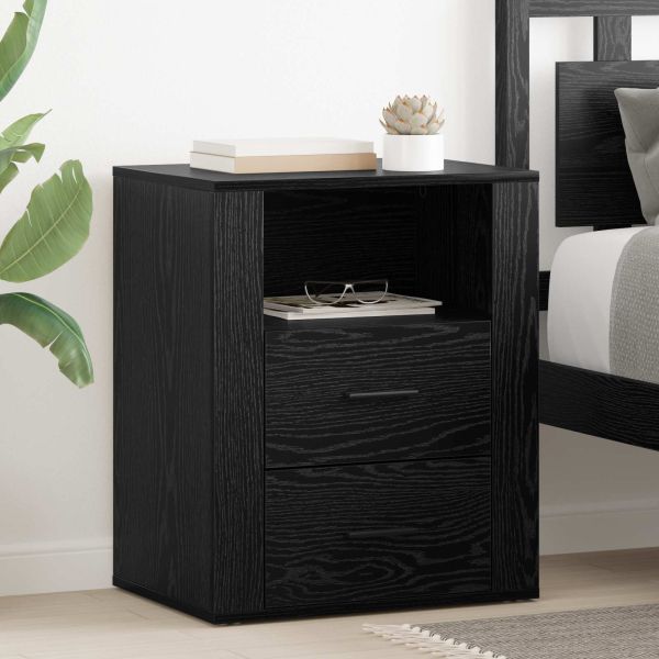 Нощен шкаф Черния дъб 35 x 50 x 60 см Инженерно дърво