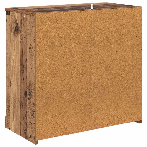 Висок шкаф Старо дърво 70 x 35,5 x 67,5 см Инженерно дърво