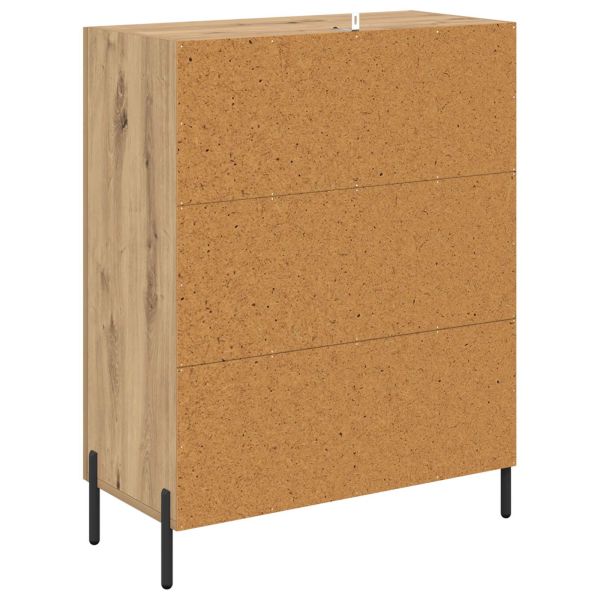 Служебен шкаф Дъб 69,5 x 34 x 90 см Инженерно дърво