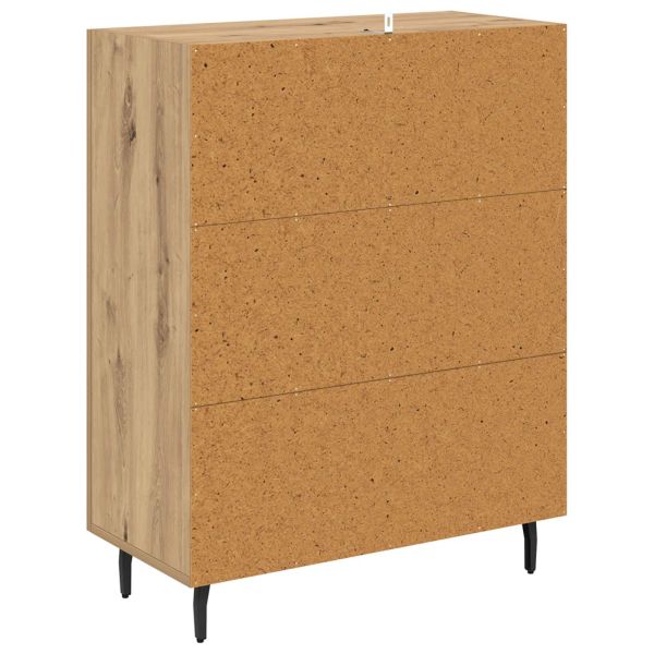 Служебен шкаф Дъб 69,5 x 34 x 90 см Инженерно дърво