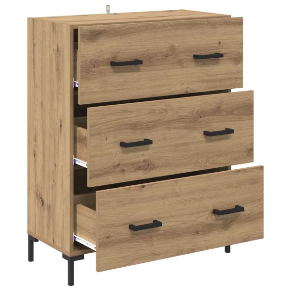 Служебен шкаф с чекмедже Дъб 69,5 x 34 x 90 см