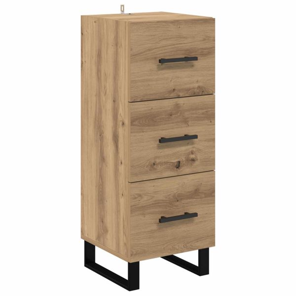Служебен шкаф с чекмедже Дъб 34,5 x 34 x 90 см