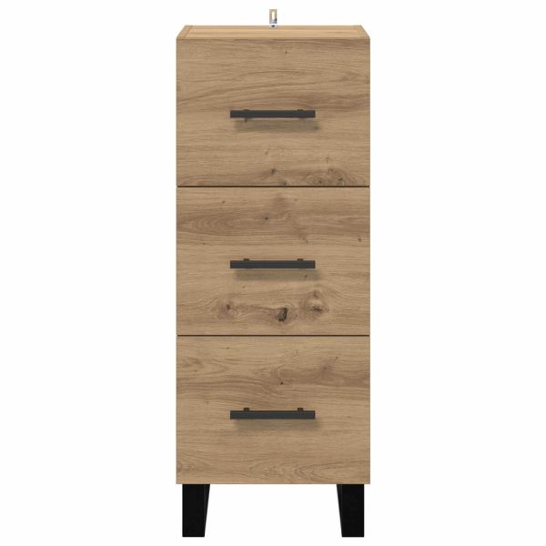 Служебен шкаф с чекмедже Дъб 34,5 x 34 x 90 см