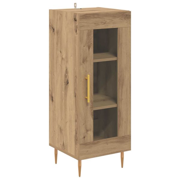 Служебен шкаф дъб артизан 34 x 34.5 x 90 см Инженерно дърво