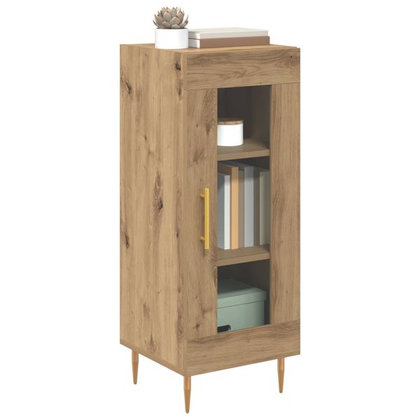 Служебен шкаф дъб артизан 34 x 34.5 x 90 см Инженерно дърво