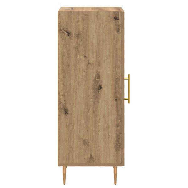 Служебен шкаф дъб артизан 34 x 34.5 x 90 см Инженерно дърво
