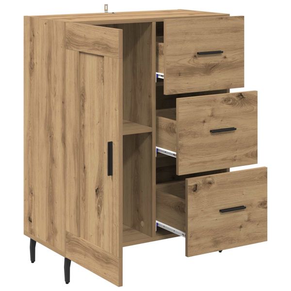 Служебен шкаф с чекмедже Дъб 69,5 x 34 x 90 см