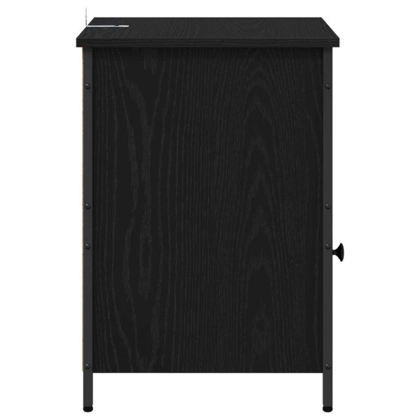 Нощен шкаф 2 pcs Черния дъб 40 x 42 x 60 см Инженерно дърво