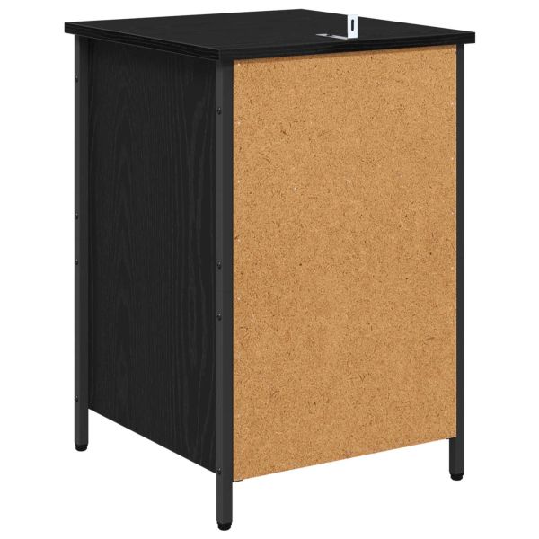 Нощен шкаф 2 pcs Черния дъб 40 x 42 x 60 см Инженерно дърво