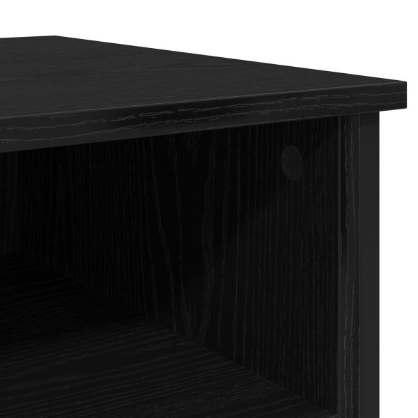 Нощен шкаф 2 pcs Черния дъб 40 x 42 x 60 см Инженерно дърво