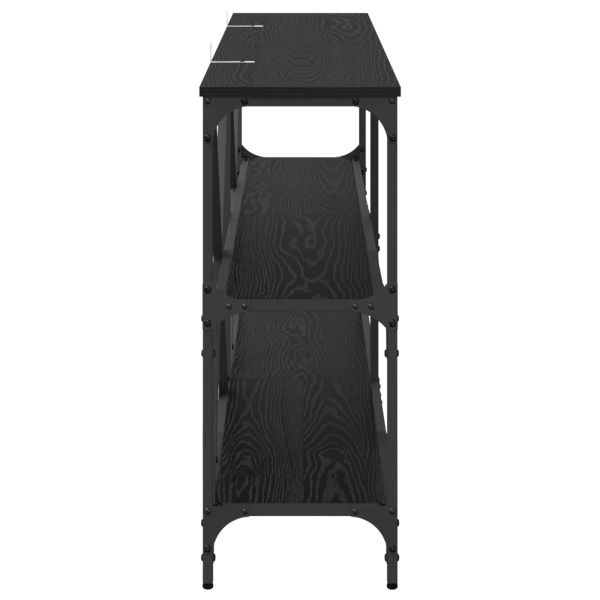 Конзолна маса Черния дъб 160 x 30 x 75 см Инженерно дърво