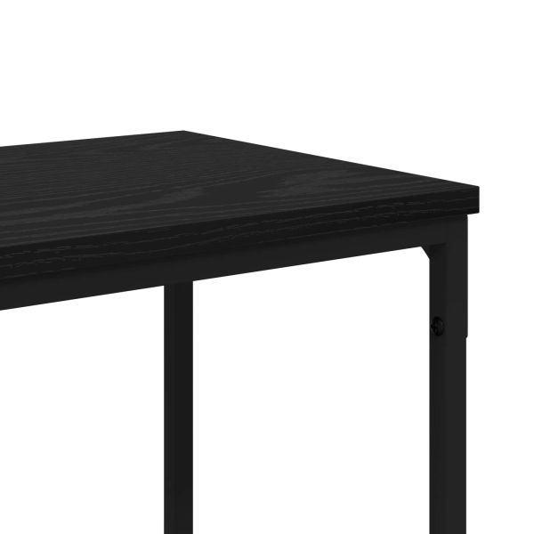 Конзолна маса Черния дъб 160 x 30 x 75 см Инженерно дърво