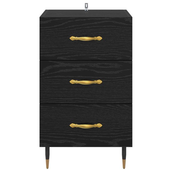 Нощен шкаф Черния дъб 40 x 40 x 66 см Инженерно дърво
