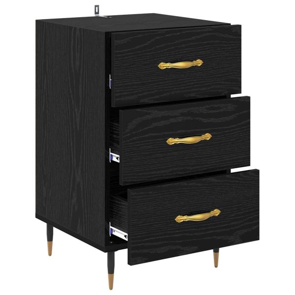 Нощен шкаф Черния дъб 40 x 40 x 66 см Инженерно дърво