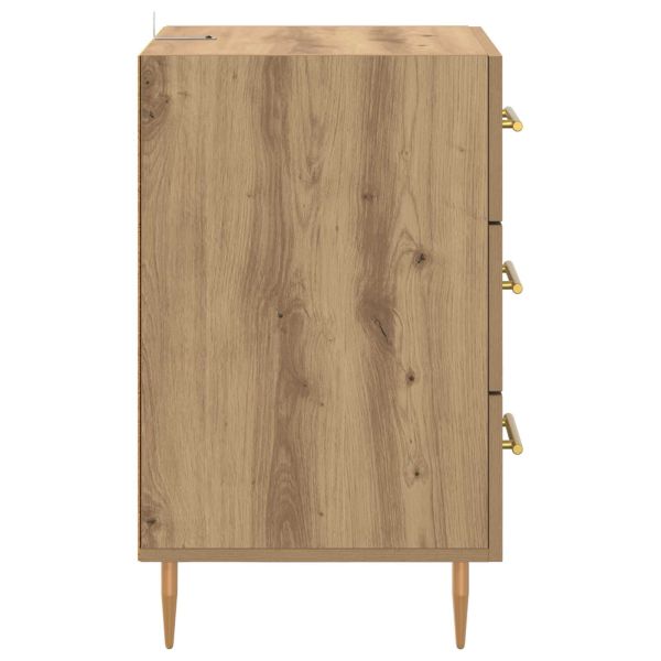 Нощен шкаф с чекмедже Дъб 40 x 40 x 66 см Инженерно дърво