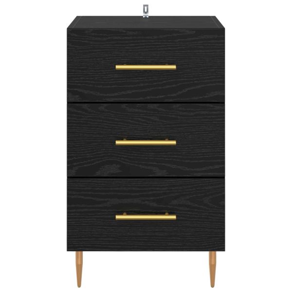 Нощен шкаф Черния дъб 40 x 40 x 66 см Инженерно дърво