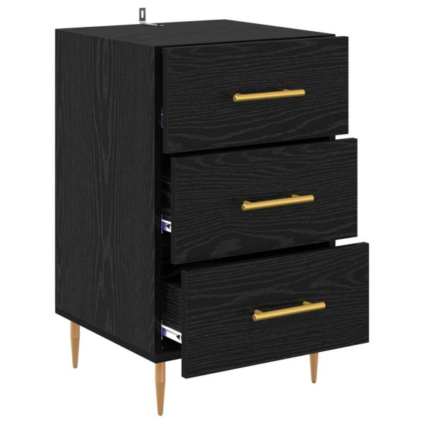 Нощен шкаф Черния дъб 40 x 40 x 66 см Инженерно дърво