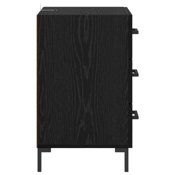 Нощен шкаф Черния дъб 40 x 40 x 66 см Инженерно дърво