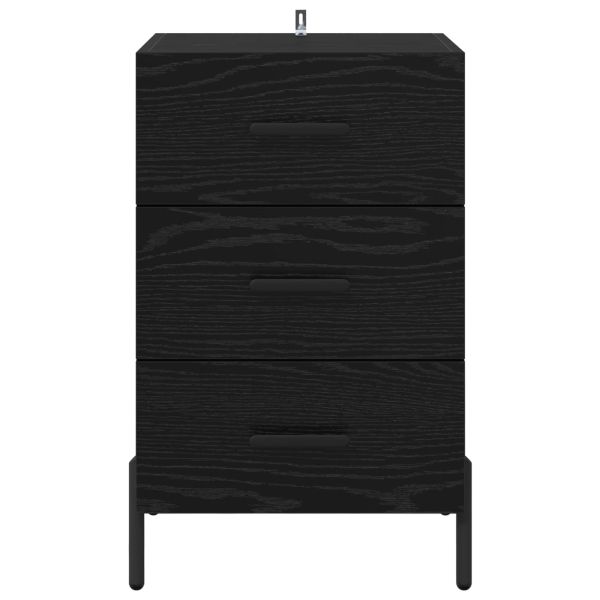 Нощен шкаф Черния дъб 40 x 40 x 66 см Инженерно дърво