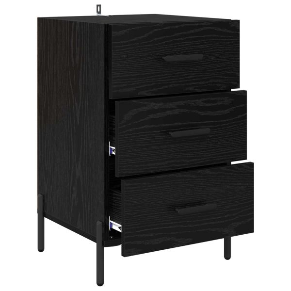 Нощен шкаф Черния дъб 40 x 40 x 66 см Инженерно дърво