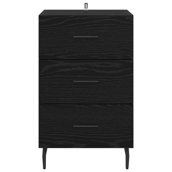 Нощен шкаф Черния дъб 40 x 40 x 66 см Инженерно дърво