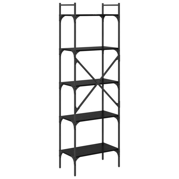Библиотека Черния дъб 56 x 32 x 174 см Инженерно дърво