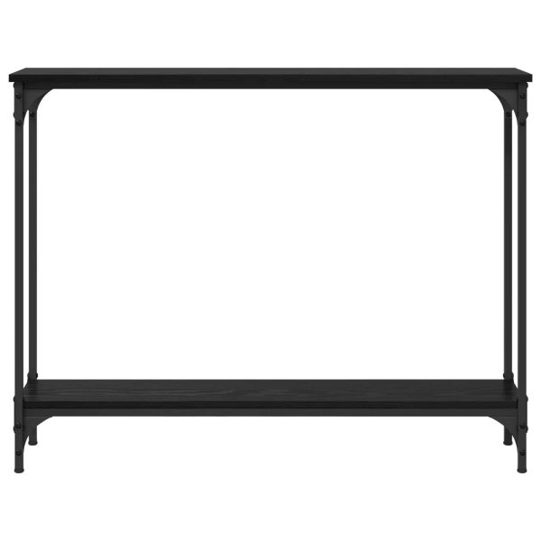 Конзолна маса Черния дъб 100 x 22,5 x 75 см Инженерно дърво