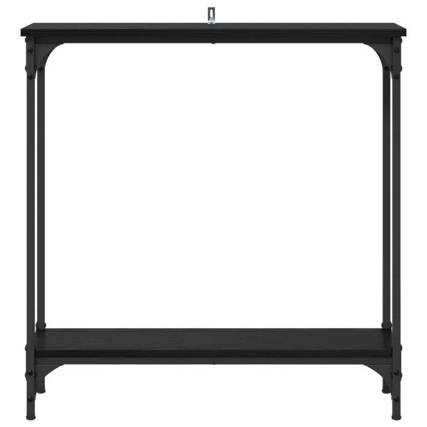 Конзолна маса Черния дъб 75 x 22,5 x 75 см Инженерно дърво