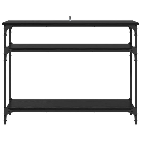 Конзолна маса Черния дъб 100 x 29 x 75 см Инженерно дърво
