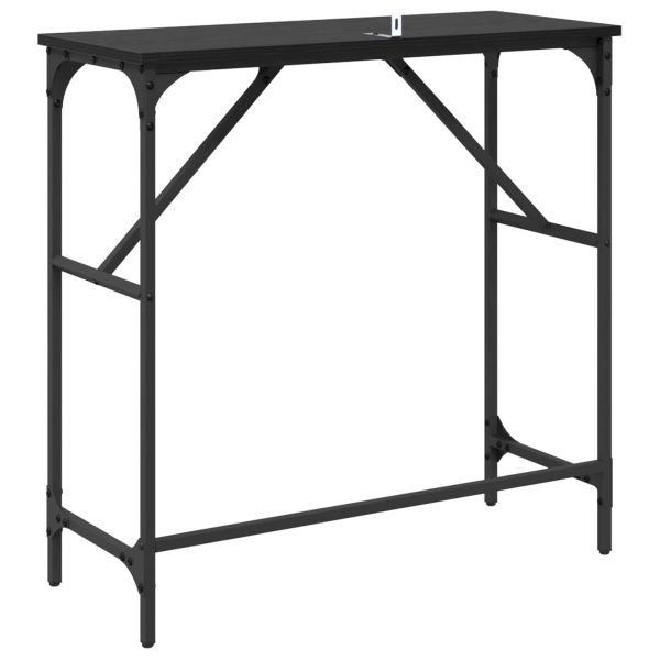 Конзолна маса Черния дъб 75 x 32 x 75 см Инженерно дърво