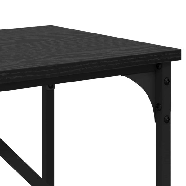Конзолна маса Черния дъб 75 x 32 x 75 см Инженерно дърво