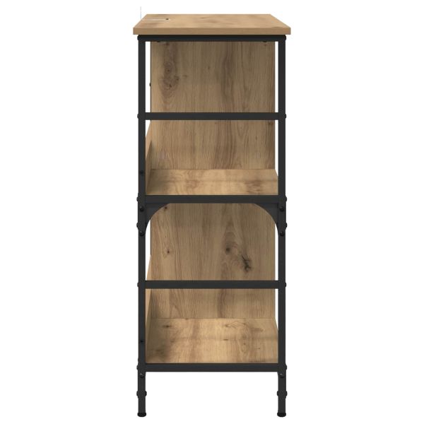 Рафт за книги дъб артизан 78.5 x 33 x 82 см Инженерно дърво